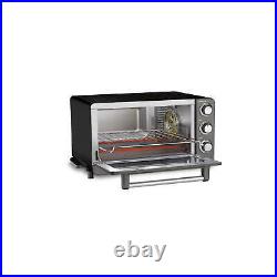 0.6 Cu Ft 6 Slices Countertop Toaster Oven Broiler With Convection Timer Kitchen
