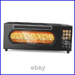 10-in-1 Air Convection Toaster Oven, 15L Convection 20.27 × 9.05 × 16.14 Black
