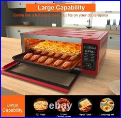 10-in-1 Countertop Convection Oven 1800W, Flip Up & Away Capability
