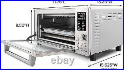 12-in-1 Digital Toaster Oven, Countertop Convection Oven & Air Fryer Combo, 21-Qt