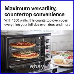 1500 Watts Toaster Ovens Kitchen Countertop Oven with Convection and Rotisserie