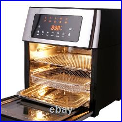 16QT Air Fryer Toaster Oven, 10in1 & Oilless cooker, Countertop Convectio Gift-TOP