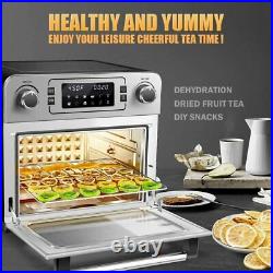 1700W Electric Air Fryer Oven 23L Countertop Toaster Oven Rotisserie Bake Rack