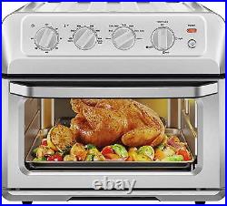 18 L Toaster Oven Air Fryer Dishwasher-safe Automatic Shut-off 7 Cook Functions