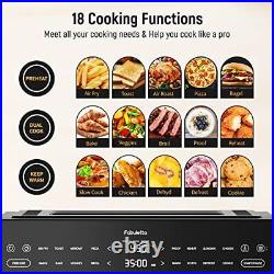 18-in-1 Air Fryer Toaster Oven Combo 32QT Large Fast Countertop Convection