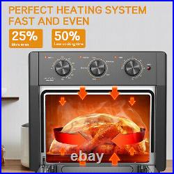 19QT 1300W Large Air Fryer Convection Toaster Oven Combo Kitchen Countertop Oven