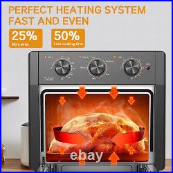 19 QT 1300W 5-IN-1 Air Fryer Toaster Oven Pro Countertop Convection Oven US
