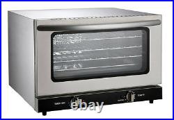 1/2 Size Countertop Commercial Convection Oven, 1.5 Cu. Ft. 120V 1600W ETL