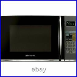 1.2 cu. Ft. 1100-Watt Countertop Microwave Oven with Grill in Stainless Steel