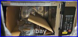 1.5 cu. Ft. Countertop Small Convection Microwave Stainless Steel Safety Lock