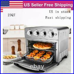 23QT Convection Air Fryer Countertop Toaster Oven Dehydrator Rotisserie Oilless
