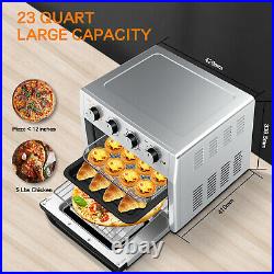 24QT Air Fryer Toaster Oven Combo, WEESTA 7-in-1 Convection Oven Countertop US