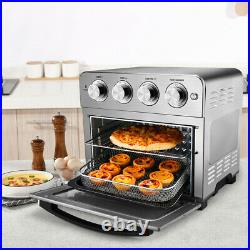 24QT Convection Air Fryer Countertop Oven Rotisserie Dehydrator Toaster Fryers
