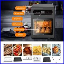 26 QT Countertop 6 Slice Steam Convection Dehydrate Air Fryer Toaster Oven