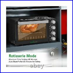 30 Quarts Kitchen Convection Oven 1400 Watt Countertop Turbo, Rotisserie Ro