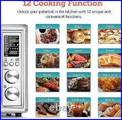 32QT/32L Oven Countertop 12-in-1 Multi-fonction Air Fryer Toaster Rotisserie