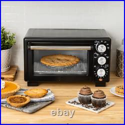 4 Slice Convection Countertop Toaster Oven Home Restaurant Kitchen Timer Cooking
