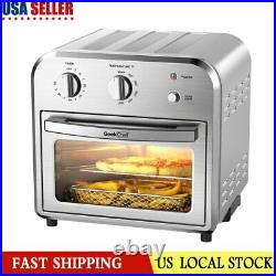 4 Slice Toaster Oven Countertop Convection Oven with Baking Pan Tray Basket