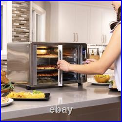 55L Extra Large Countertop Turbo Convection Toaster Oven 1800W Stainless Steel