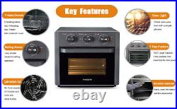 5-In-1 Air Fryer Toaster Oven 19QT Convection Countertop Oven Roast Toast Broil