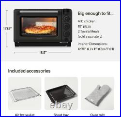 6-In-1 Countertop Convection Oven Steam Toast Air Fry Bake Broil Cooking Kitchen