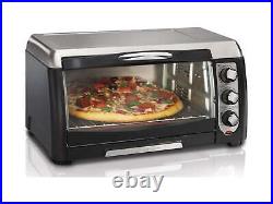 6 Slice Capacity Toaster Oven Removable Tray 30 Min Timer Glass Door Convection