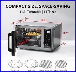 6-in-1 Air Fryer Microwave Oven Combo ORIGIN INVERTER Ultra-Quiet Countertop