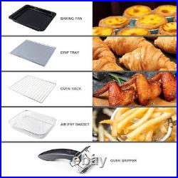 7-in-1 Large Capacity Toaster Ovens Grill Family Countertop Convection Air Fryer