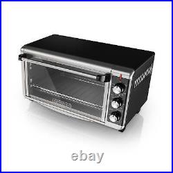8 Slice Extra-Wide Stainless Steel Countertop Toaster Oven Convection Heating US