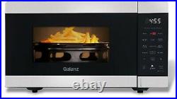 Air Fry Countertop Microwave Oven 3 in 1 Convection Fryer. 9 Cu Ft Stainless 360