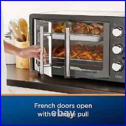 Air Fry Countertop Toaster Oven French Door Convection 6 Cooking Timer Kitchen