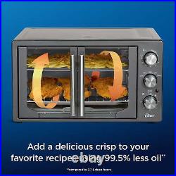 Air Fry Countertop Toaster Oven French Door Convection 6 Cooking Timer Kitchen