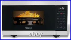 Air Fry Microwave 0.9 Cu Ft 3-in-1 Countertop Convection Oven Stainless, 900W