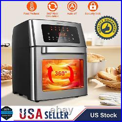 Air Fryer 16QT 10 in 1 AirFryer Toaster Oven Oilless cooker Countertop Oven Top