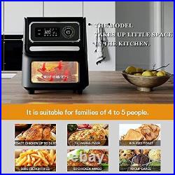 Air Fryer Oven 17-Quart Convection Toaster Oven Dehydrator 1800W Countertop A