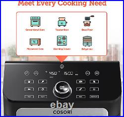 Air Fryer Oven Combo 7 Qt, Countertop Convection (100? To 450?) with Roast, Toas
