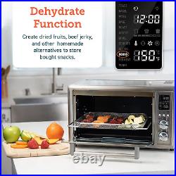 Air Fryer Toaster Oven, 12-In-1 Convection Oven Countertop with Rotisserie, Stai