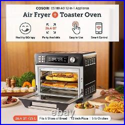 Air Fryer Toaster Oven 12-In-1 Convection Ovens Countertop Combo 6-Slice Toast 1