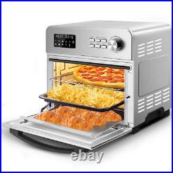 Air Fryer Toaster Oven 24QT 6Slice Convection Airfryer Countertop Oven Geek Chef