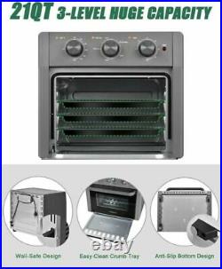 Air Fryer Toaster Oven, 5-IN-1 Countertop Convection Oven with Air Fry Air Roast