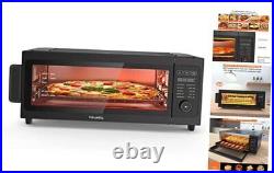 Air Fryer Toaster Oven Combo 10-in-1 Countertop Convection Oven 1800W, Black