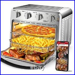 Air Fryer Toaster Oven Combo, 16QT Convection Ovens Countertop, 4 4 Knob 16QT