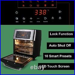 Air Fryer Toaster Oven Combo 16 Quart, Countertop Convection Roaster 10-in-1 Pro