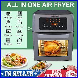 Air Fryer Toaster Oven Combo 16 Quart, Countertop Convection Roaster 10-in-1 Top