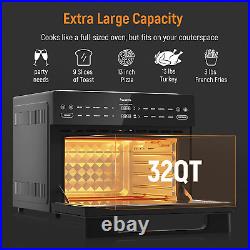 Air Fryer Toaster Oven Combo 18-In-1 Countertop Convection Oven 1800W, 32QT L