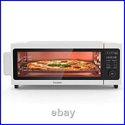 Air Fryer Toaster Oven Combo Fabuletta 10-in-1 Countertop Convection White