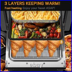 Air Fryer Toaster Oven Combo, WEESTA Convection Oven Countertop, Large Air Fryer