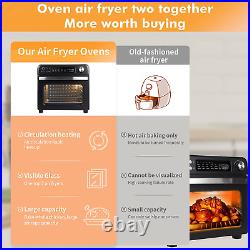 Air Fryer Toaster Oven, Convection Oven Countertop 24.3QT/23L Smart 15-In-1 with