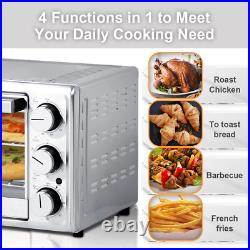 Air Fryer Toaster Oven Countertop 6 Slices Convection 0.9 Cu. Ft Broil & Bake