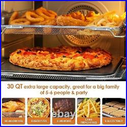 Air Fryer Toaster Smart Oven, 12-in-1 Countertop Grill/Griddle Combo, 30-Qt XL